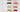 Fashion Ostrich Colour Chart